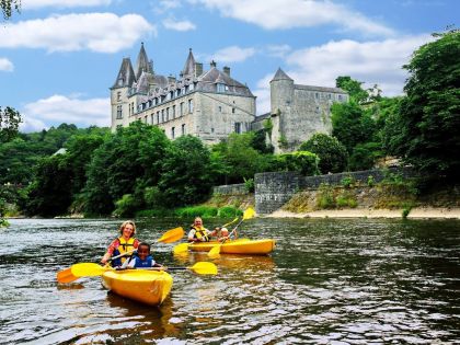 Descent of the Ourthe by kayak or canoe