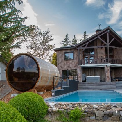 villa Faro Durbuy suites vakantiewoning met zwembad, sauna en jacuzzi